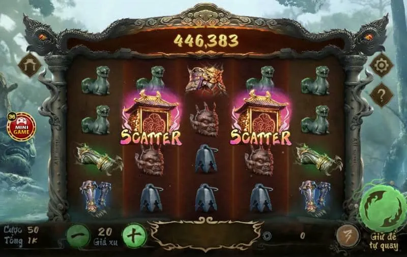 Trò chơi slot cổ điển với biểu tượng hoa quả và 777