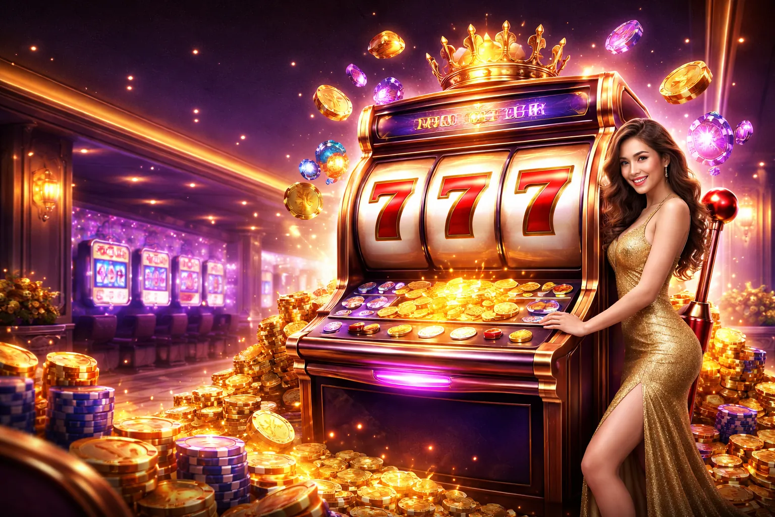 Hình ảnh chính về trò chơi nổ hũ helo888 với jackpot lớn, màu đỏ và cam rực rỡ
